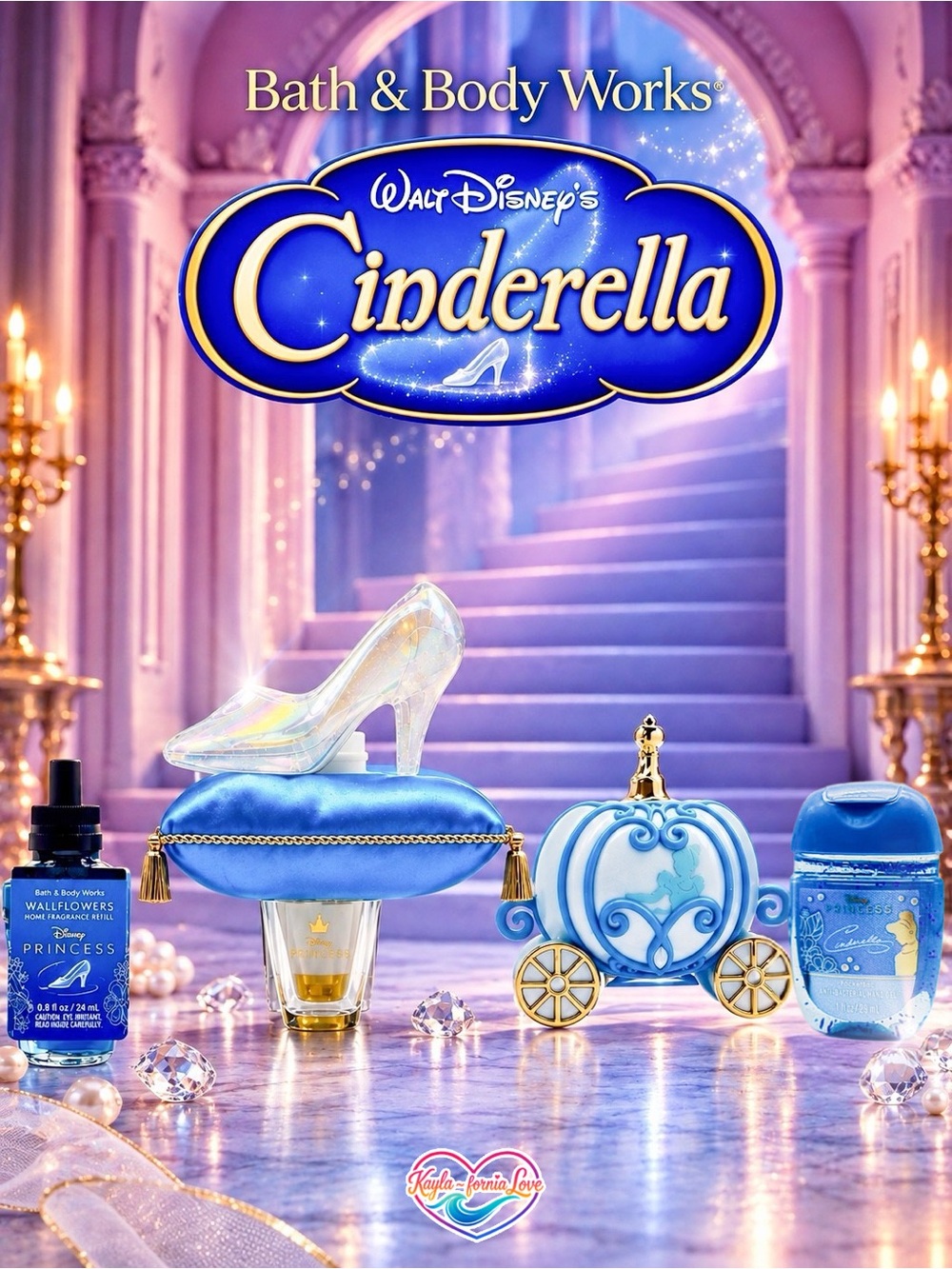 BBW 👑 Disney Princesses: Cinderella 👑 4 pc gift set